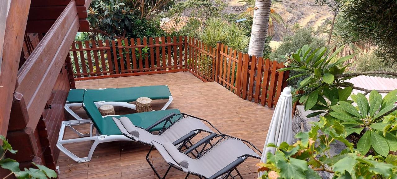 Cabana Los Palmeros, Vista Al Mar Y La Montana Alojera Dış mekan fotoğraf