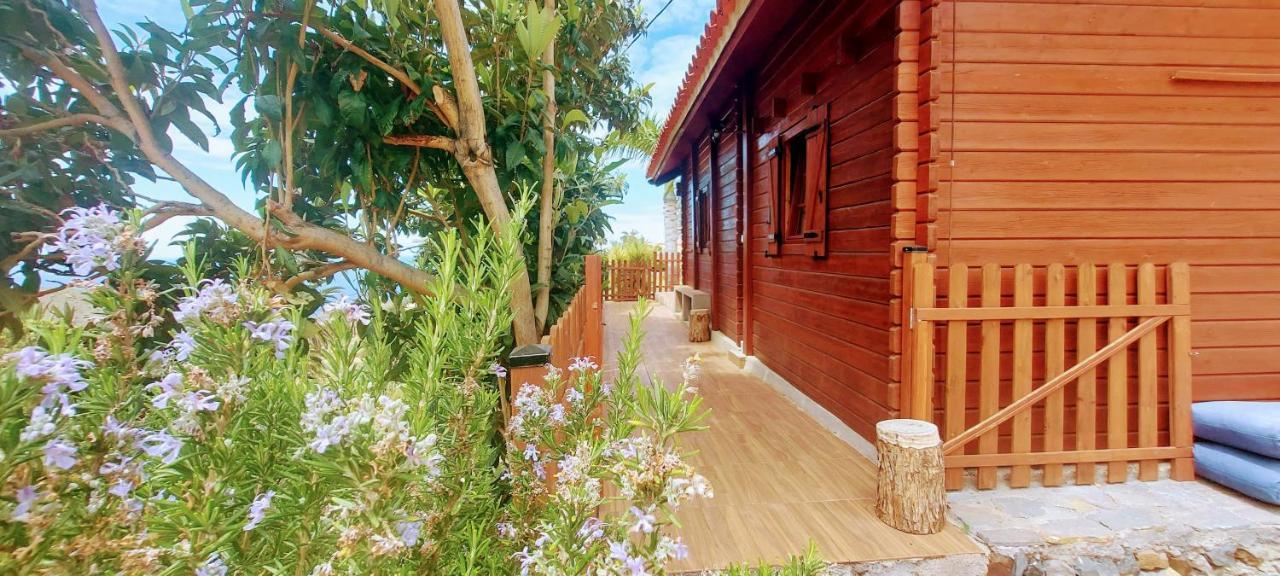 Cabana Los Palmeros, Vista Al Mar Y La Montana Alojera Dış mekan fotoğraf