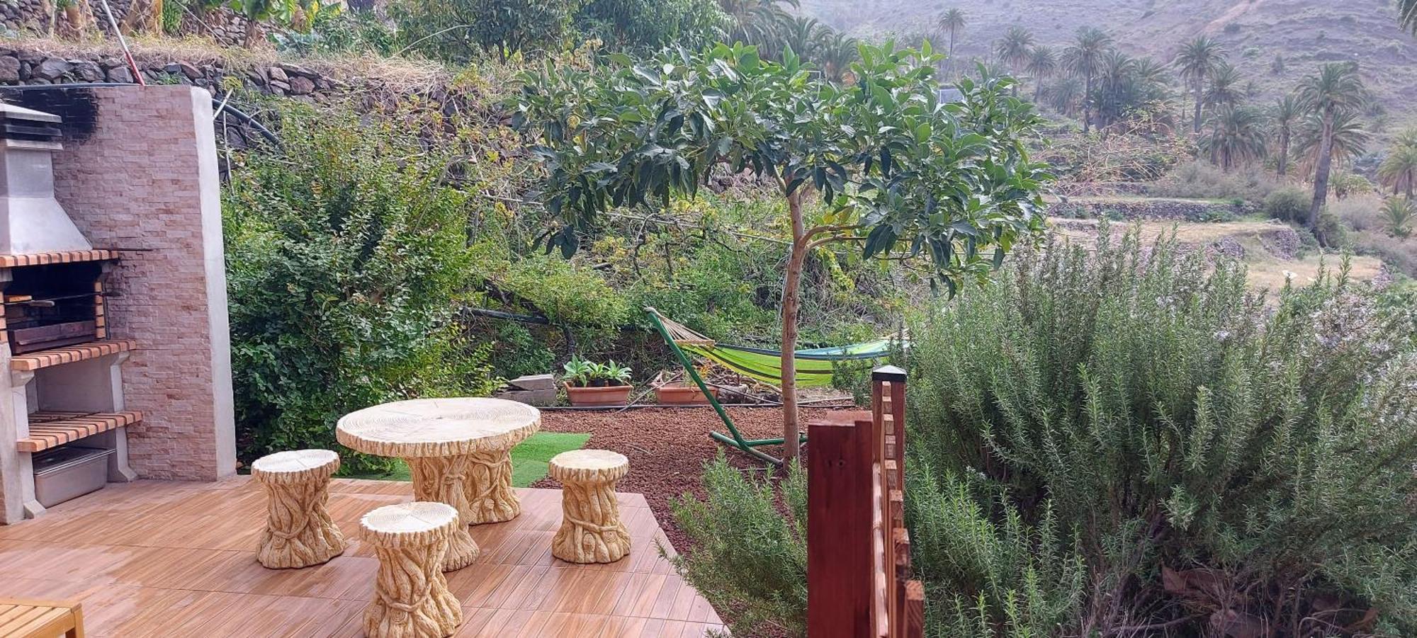 Cabana Los Palmeros, Vista Al Mar Y La Montana Alojera Dış mekan fotoğraf