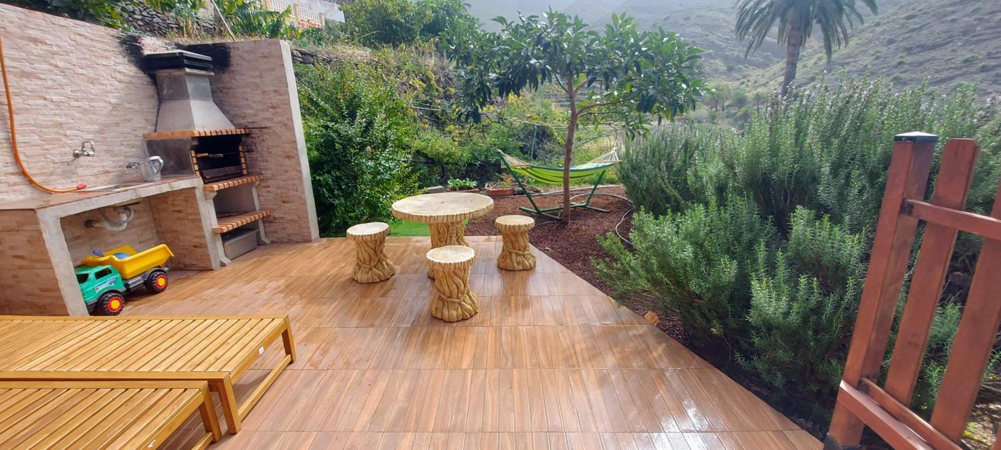 Cabana Los Palmeros, Vista Al Mar Y La Montana Alojera Dış mekan fotoğraf
