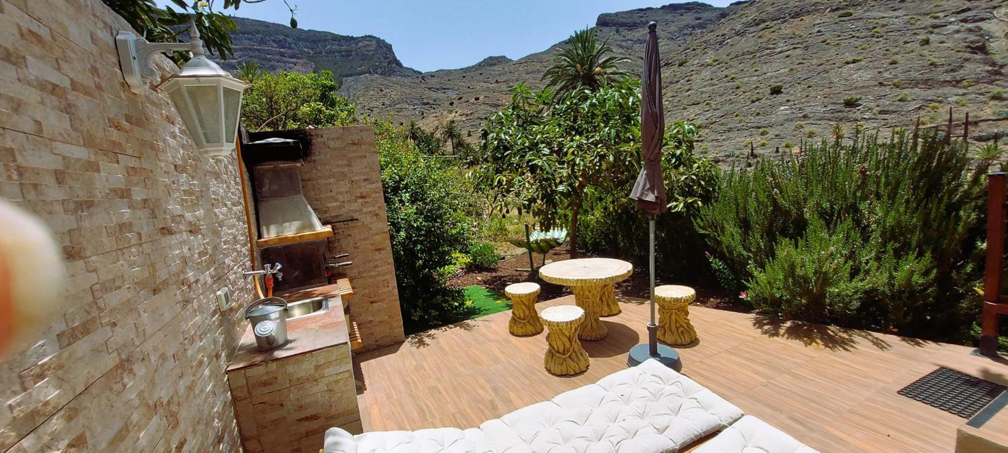 Cabana Los Palmeros, Vista Al Mar Y La Montana Alojera Dış mekan fotoğraf