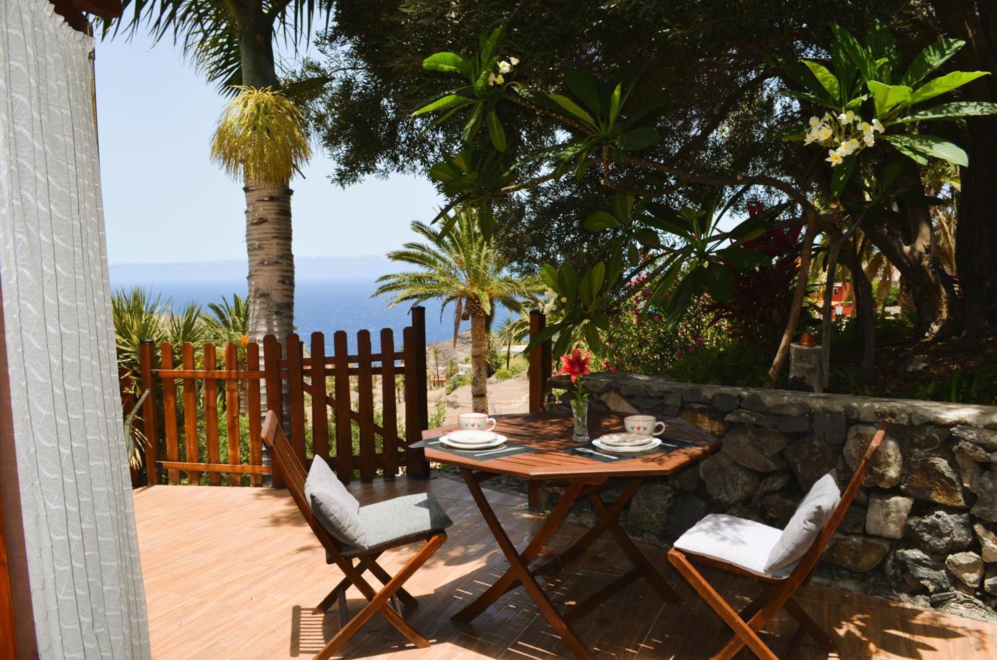 Cabana Los Palmeros, Vista Al Mar Y La Montana Alojera Dış mekan fotoğraf