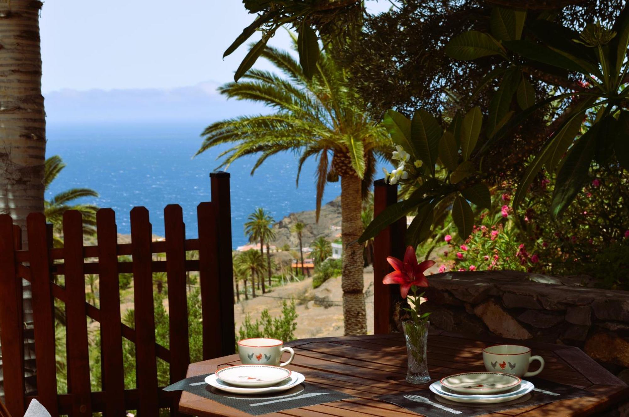 Cabana Los Palmeros, Vista Al Mar Y La Montana Alojera Dış mekan fotoğraf